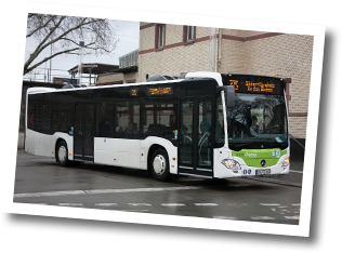 Citaro an der Haltestelle